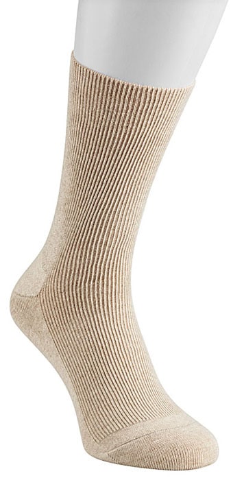 Silbersocken_ohne_Bund_Best4Feet_sand Raynaud Socken ohne Bund