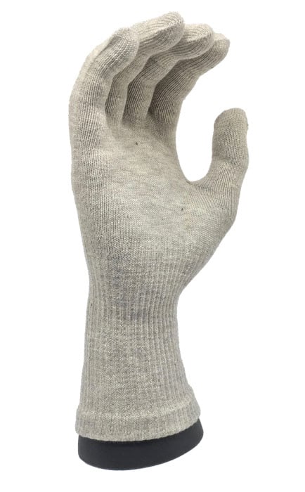 Raynaud Handschuh nahtlos Baumwolle/Silber extra lang 2 Paar