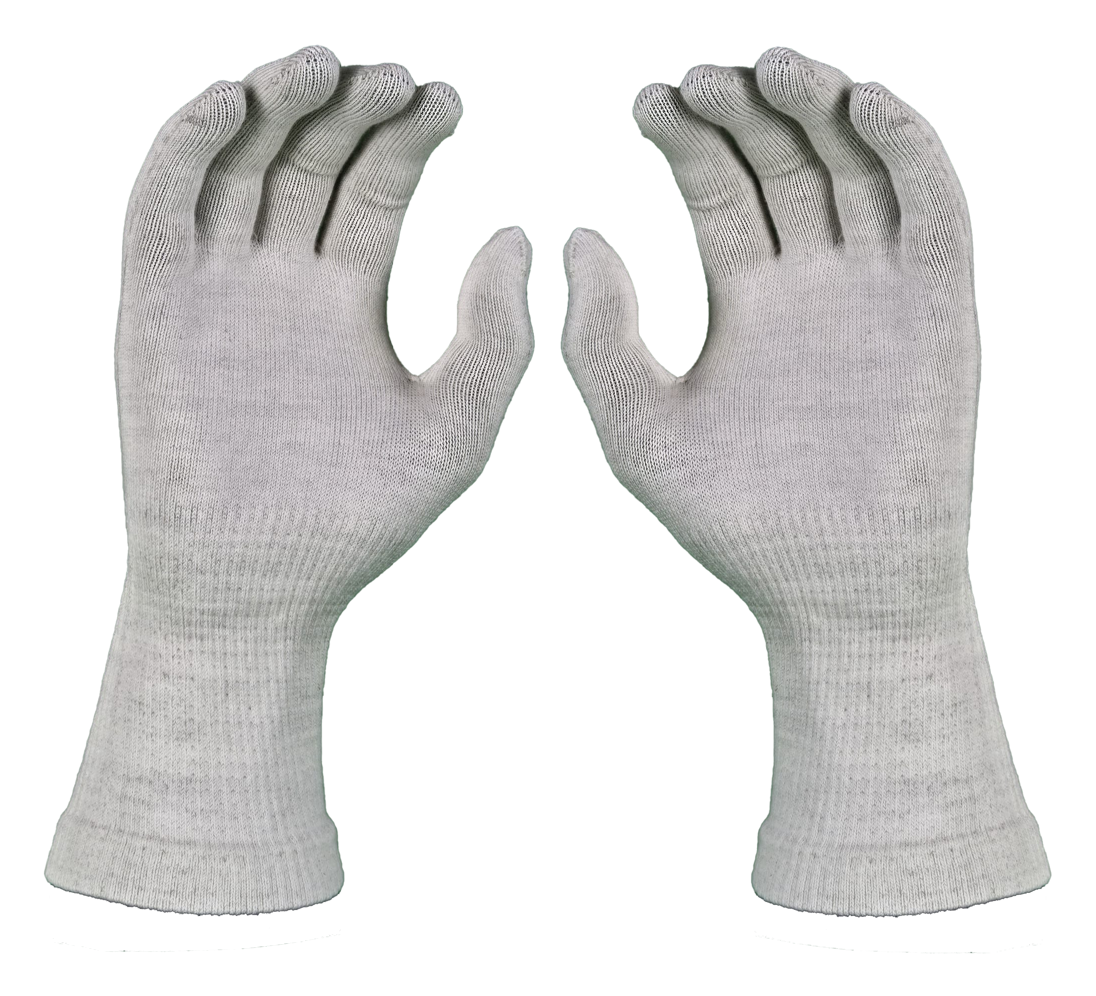 Silber Unterziehhandschuhe nahtlos langer Arm | Best4Hand