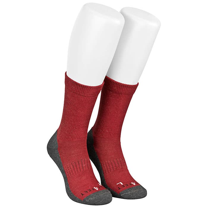 Trekking_Outdoor_Socken_Recht_Links_bordeaux 307073-HAN - Bordeaux