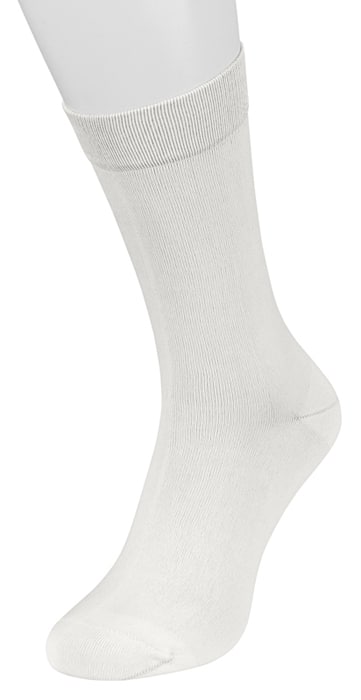 Reinraumsocke_ESD_DIN_61340_Best4Feet_weiss Silber Reinraum/ESD Socke DIN 61340 5 Paar Pack