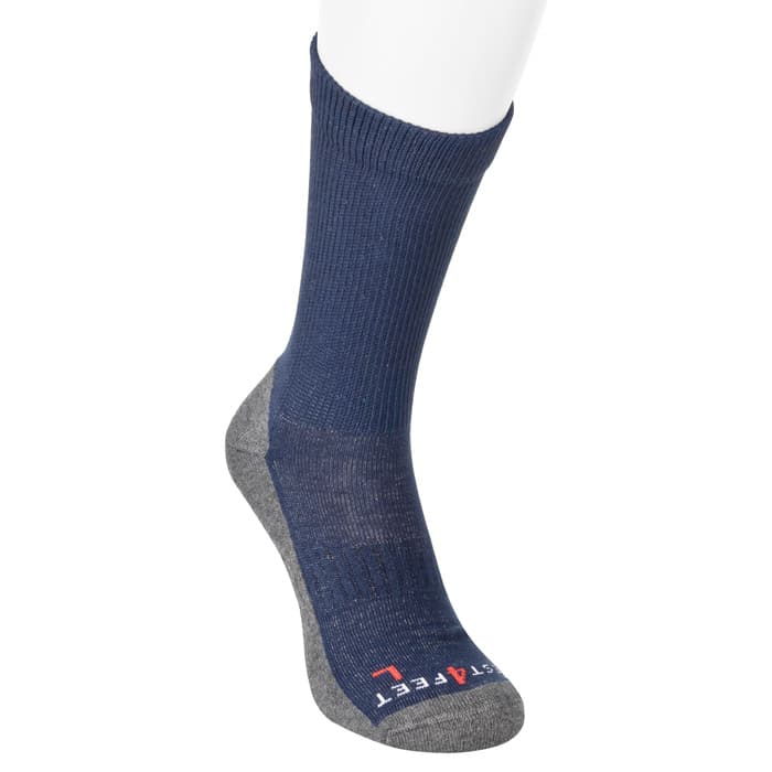 Outdoorsocke_Navyreal Silber Berufssocke mit 6% Silberfaser