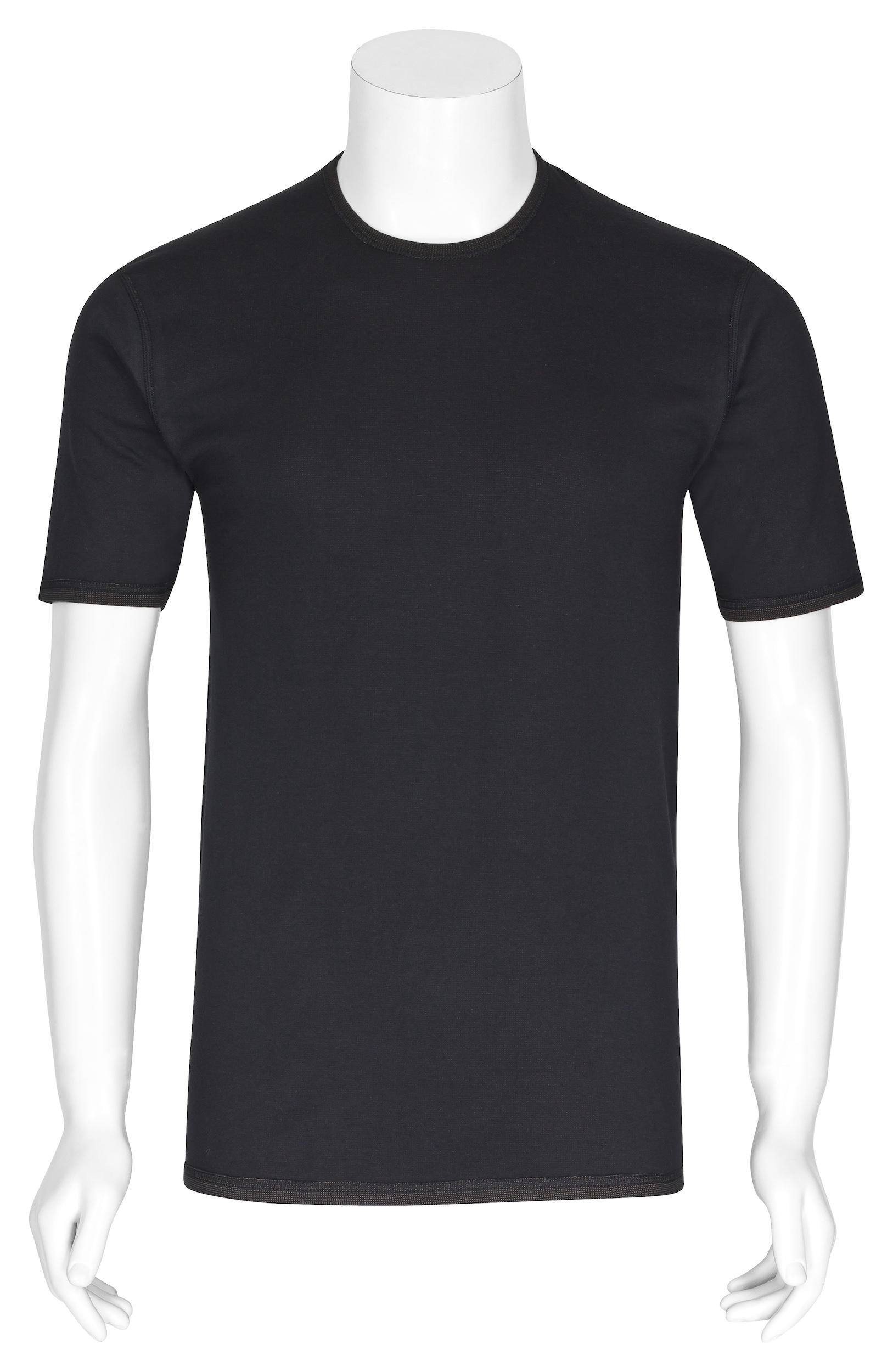 T-Shirt mit Silberfaser, Rundhals | Best4Body